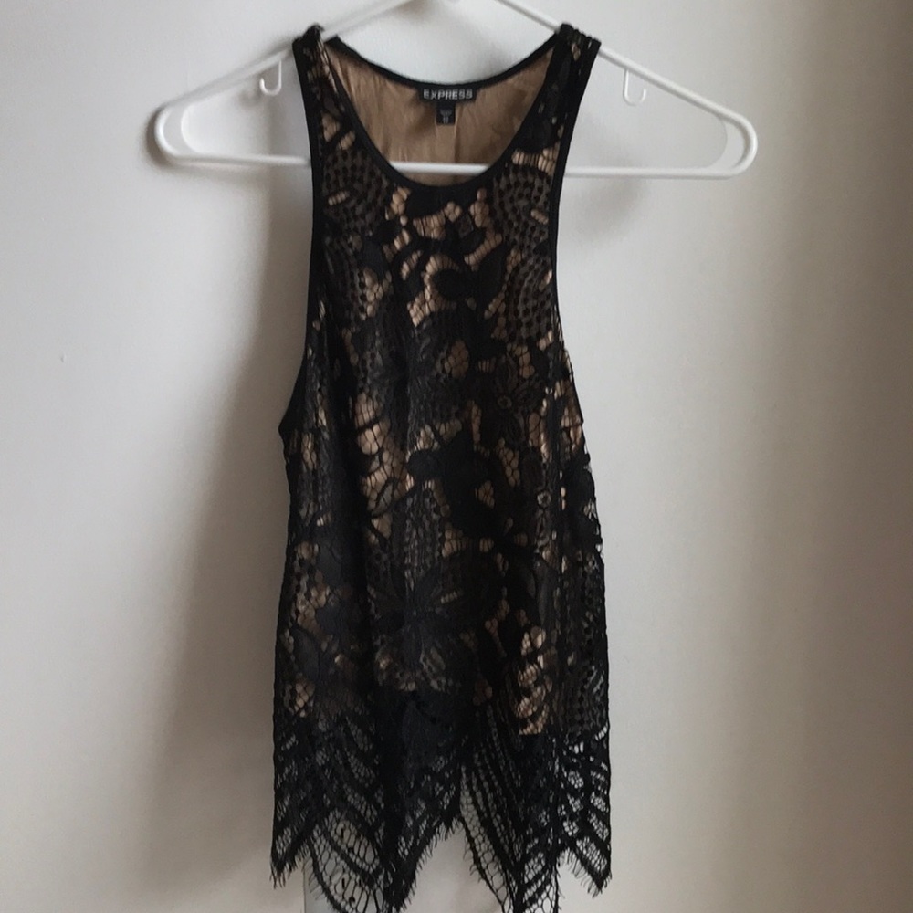 Express XS lace tank top